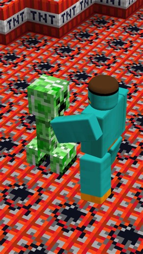 creeper didn't stand a chance #minecraft #shorts #minecraftfunny