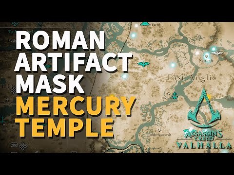 Mercury Temple Roman Artifact Mask Assassin's Creed Valhalla East Anglia