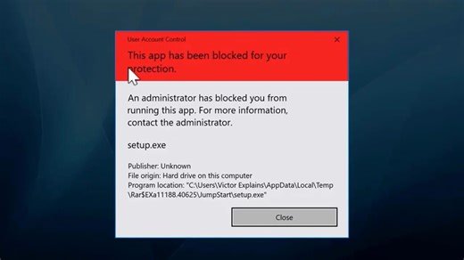 Fix “This App Has Been Blocked for Your Protection” Error in Windows 11/10/8/7 | Bypass Admin Restri