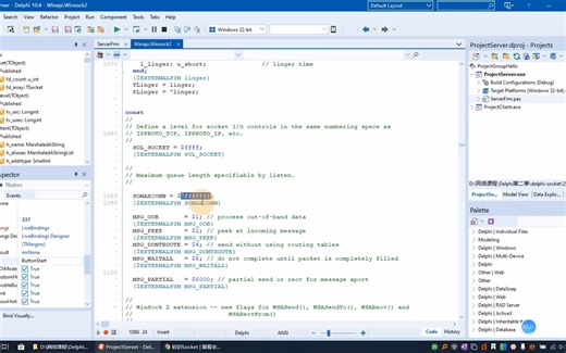 Delphi第二季-005-winsocket服务器端编写-下