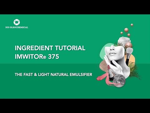 Ingredient Tutorial - IMWITOR® 375 - Emulsifier