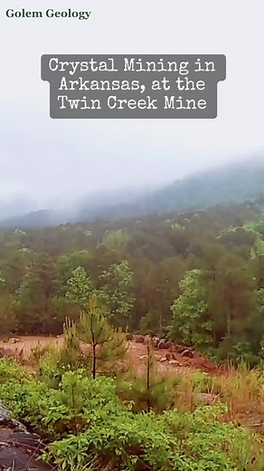 Crystal mining at the Twin Creeks mine in Mt.Ida Arkansas. #crystals #quartz #geology #mine #nature #rockhound #minerals #digging #arkansas #twincreekcrystalmine