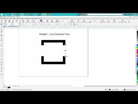 Corel Draw Tips & Tricks Straight Line Connector Tool