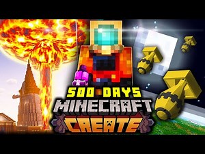 We Survived 500 Days as the ULTIMATE INVENTORS in Modded Minecraft