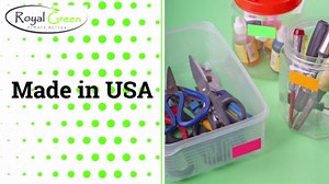 Royal Green Rectangle Color Coding Stickers in Green 1.57 inch x 0.75 inch (40mm x 19mm) - 2000 Pack