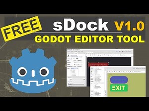 ▶ Free Godot Editor sDock Plugin 🛠 Format controls from the dock like in Office! 4 Beginners & pros