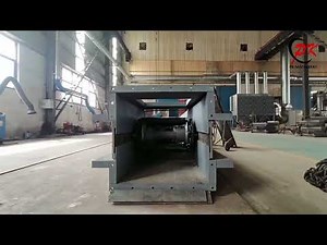 Chain Scraper Conveyor Test Run | Efficient Material Handling System
