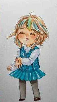 🖊️🌸🎧 Copic ASMR | Coloring the Sakura Smile Girl (No Talking)