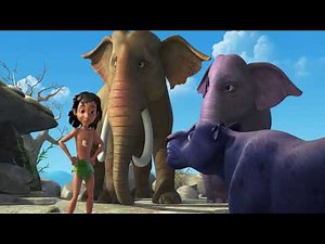 Jungle Book 2 Cartoon for kids English Story | Bagheera in Village Mega Episode |Mowgli Adventures