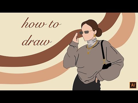 How to Draw Cartoon Portrait | Adobe Illustrator Tutorial