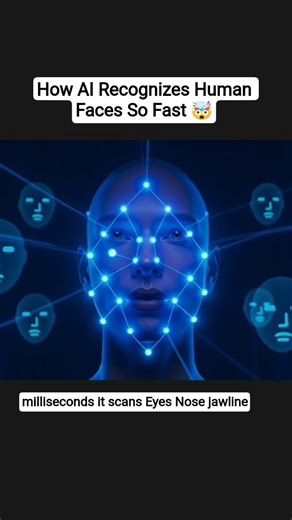 How AI Recognizes Faces in Milliseconds 🤖#YouTubeShort #ShortVideo #TechInnovation #scienceshorts