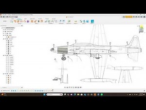 Autodesk Fusion 360 Surface model a T-33 Intermediate/Advance Tutorial