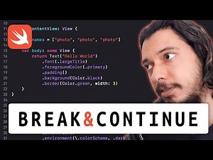 CURSO DE SWIFT - BREAK E CONTINUE #12