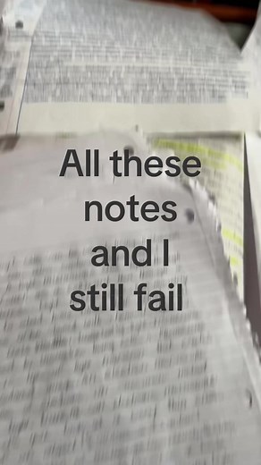 All These Notes and I Still Fail: Why Studying Hard Doesn't Always Work