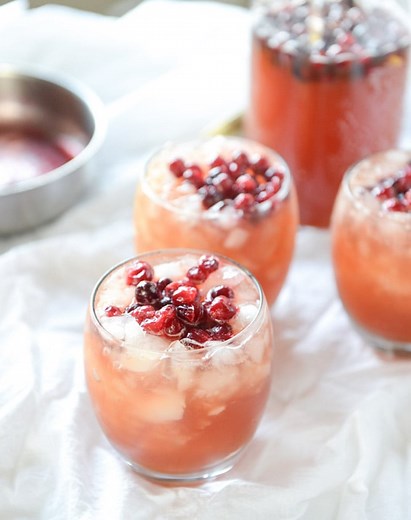 Cranberry Cider Punch. {Video!}