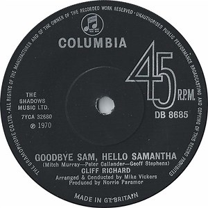 Cliff Richard - Goodbye Sam, Hello Samantha