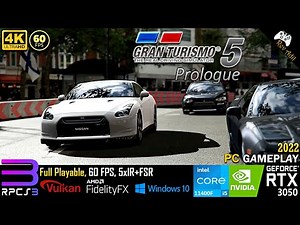 Gran Turismo 5 Prologue PC Gameplay | RPCS3 | Full Playable | PS3 Emulator | 4k60FPS | 2022 Latest