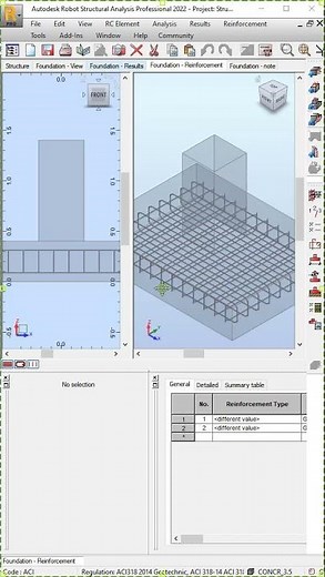Generate footing drawing in Robot Structural Analysis Professional