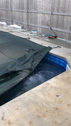 Accidentally dropped two sand bags in a customer’s pool. Cooper is the only one who could fit in the wetsuit. It’s been about 40 pounds ago since I could fit into that wetsuit! | Joe Cole