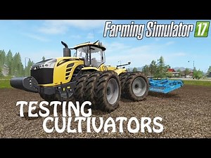 TESTING OUT THE NEW CULTIVATORS in Farming Simulator 2017 | PS4 | Xbox One