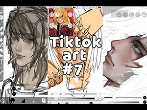 #7 TIKTOK ART 📖 COMPILATION - for artblock