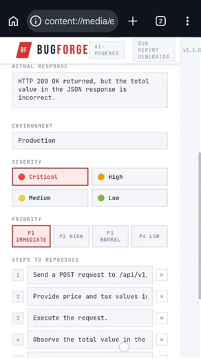 I Built a Free AI Bug Report Generator Tool