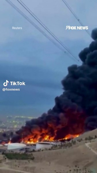 Massive Tehran Fire: Aftermath of Israeli Strikes