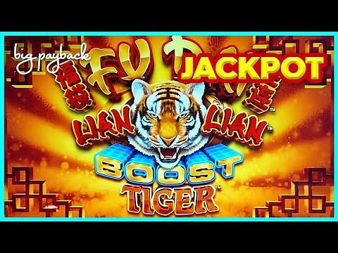 JACKPOT HANDPAY! Fu Dai Lian Lian Boost Tiger Slot - AWESOME NEW GAME!