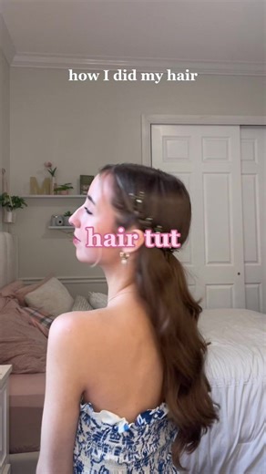 usually dont like hairstyles on me but i love this #hairtut#promhairstyle#hairstyle#flowerhair