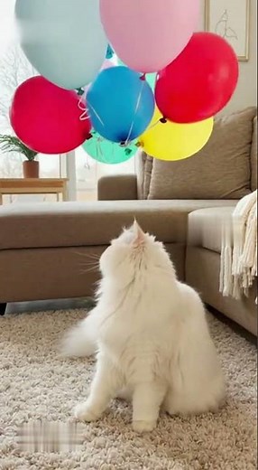 Cat Playing With a Balloon 🎈😹 — Cutest Chaos Ever! #FunnyCat #BalloonCat