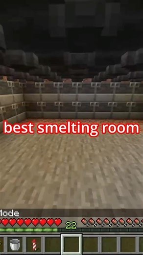 The BEST smelting room In Minecraft!