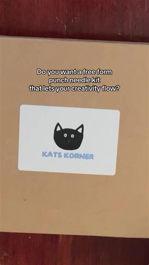 The perfect punch needle kit to let your creativity flow. Let your creativity guide you and create a unique moss garden punch needle art piece. #punchneedlekit #punchneedle