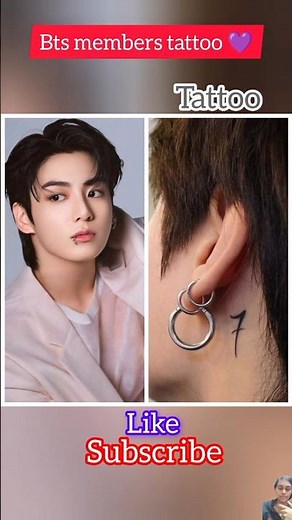 BTS Tattoos Revealed 😱💜 | Jungkook Full Sleeve!💫#jungkook#kpopedit#fypシ゚viral#viral
