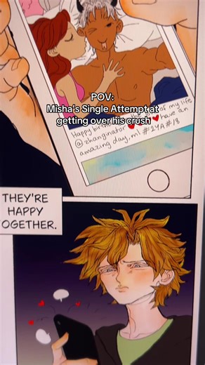 This is from episode 3 of my webcomic, GASOLINE, which you can read on WEBTOON ! #bl #yaoi #webtooncanvas