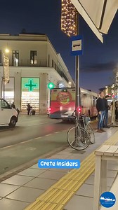 Having a souvlaki dinner with a view 😊 Chania town, 28th of November ✨ | Crete Chania