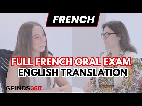 French Leaving Cert Oral Exam: Full Sample with English Subtitles