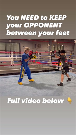Boxing Technique with Coach Mike: You Need to Keep your Opponent Between your Feet!!!