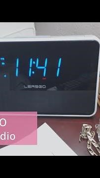 LERSGO Clock Radio Review | Alarm Clock for Bedroom with USB Charging Port