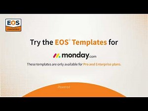 EOS® Templates for monday.com | Run Your Business on One Connected System