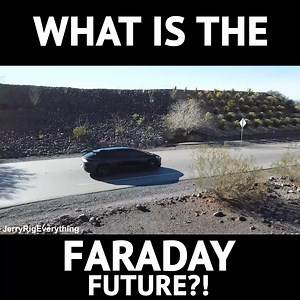 233K views · 2.6K reactions | Electric cars are the future. And competition in the all electric self driving car market is good for everyone, including the planet. Come hang out with me while I take the Faraday Future FF91 out for a test drive and see what kind of power it has hidden under its hood. For more specs on The FF 91 Click HERE: https://ev.ff.com/2qDbBeT | Jerry Rig Everything | Facebook