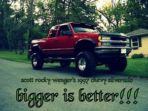 1997 lifted chevy silverado-stepside - z71 + fully loaded