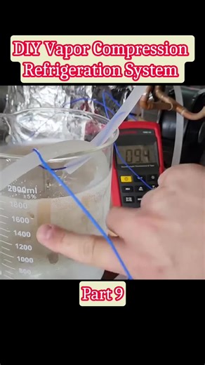 DIY Vapor Compression Refrigeration System#lectronic #chemical #mechanical #tinkering