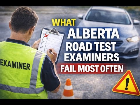 What Alberta Road Test Examiners Fail Most Often