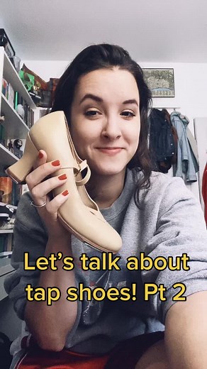 Let’s talk about high heel tap shoes! #laducas #millerandben #broadway #musicaltheatre #tapdance #tiktoktap #nyc #tapdancer