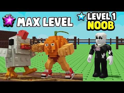 Starting Over as NOOB with OP SECRET In Brainrot vs Chicken! (Roblox)