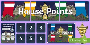 Wizard House Points Display Pack