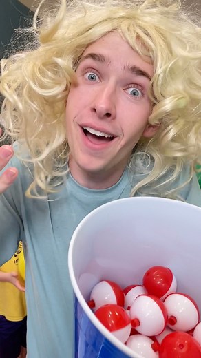 Crazy Floating Balloon Family Game 😂 Kids, Dad, and family play easy diy party game with balloons, buckets, and prizes. Great indoor table game for family gatherings, events, or parties. This video was produced by Fast, Funny, & Funfas, Network Media, and Benson Bros. (for entertainment purposes only) | Play Together Stay Together