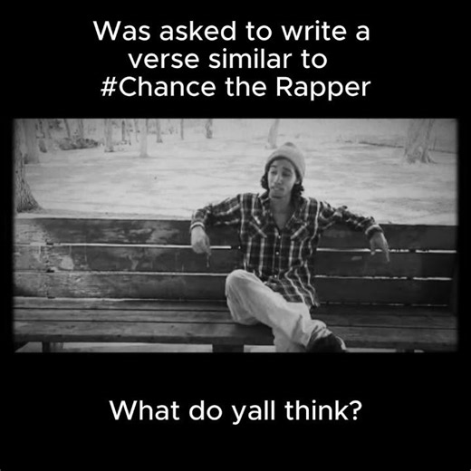 Write a verse similar to #chancetherapper
