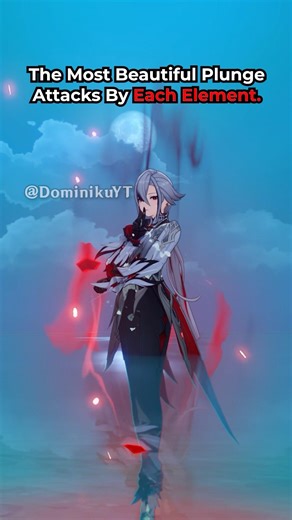Characters With The Prettiest Plunges By Each Elements In Genshin Impact!