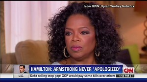 Hamilton: Armstong never 'apologized'